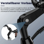 E-Bike 26 Zoll 158 - 198 cm Pannensichere Reifen 36 V 20,3 Ah 730,8 Wh bis zu 160 - 200 km Wasserdicht IP54 mit 7 Gang, Schwarz - Image 13
