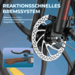 2025 20×3.0Zoll 22.5AH E-Bike Klappräder Elektrofahrrad Pedelec, elektrisches Faltrad 7-Gang City E-Bikes & E-Hollandräder 25 km/h Wasserdicht Schwarz - Image 9