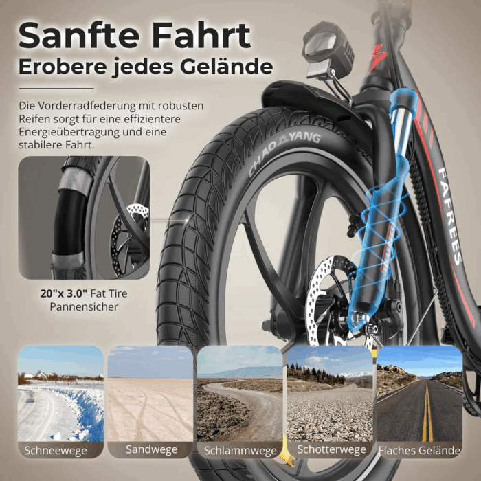 203.0Zoll LCD Fat Faltbar E- Bike E-Mountainbike Elektrofahrrad 20Ah Bis 120Km SHIMANO 7 25kmh E Klapprad , Elektrofahrrad E-Hollandräder - Image 12