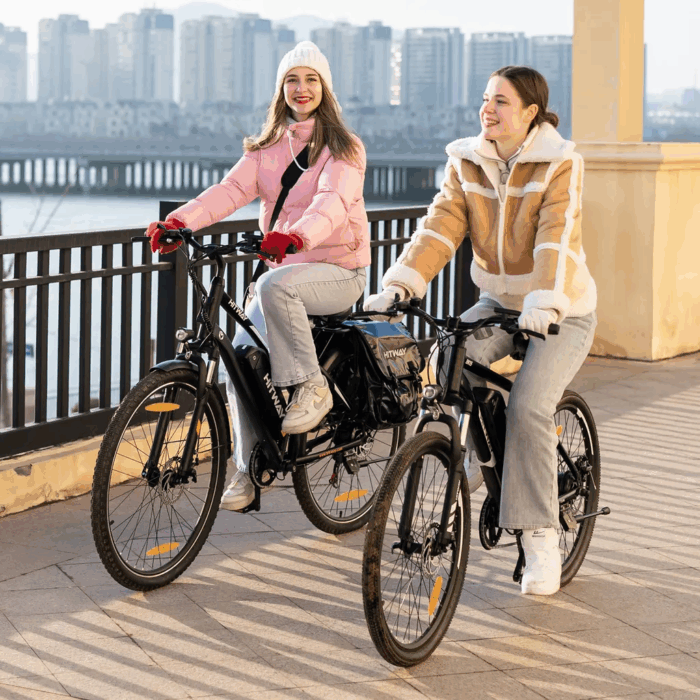 HITWAY E-Bike 28 Zoll Elektrofahrrad, Pedelec 36V/13Ah 468 Wh, MTB,7 Gang, 25km/h, Heckmotor, Kettenschaltung, LCD Display, E-Citybike Damen Herren - Image 8