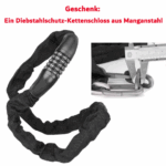 E-Bike 26 Zoll 158 - 198 cm Pannensichere Reifen 36 V 20,3 Ah 730,8 Wh bis zu 160 - 200 km Wasserdicht IP54 mit 7 Gang, Schwarz - Image 2