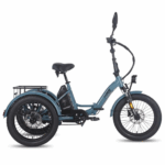 E Bike Dreirad Fat Klapprad E-Bike Lastenfahrrad 20 Zoll 48V 21Ah , Hydraulische Scheibenbremsen Elektrofahrrad, Elektro Lastenfahrrad 180kg Blau - Image 8