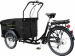SachsenRAD E-Lastenrad T1 Grand Trunk, Flexible Transportbox mit Versteckter,Abschließbarer Box mit LCD Display und StVZO-Zugelassung, Kindertransport - Image 2