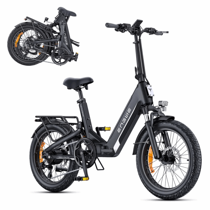 ENGWE E Bike mit APP, ebike 48V 13.5Ah Akku bis 135km, Drehmomentsensor & hydraulische Bremsen, 20  3.0 Reifen, 2 Stunden aufgeladen - Image 1