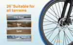 E-Bike für Erwachsene 26 36V 13Ah für Lange Reichweite bis 80KM, Elektrofahrrad 250W, 7 Gang E-Mountainbike LCD Anzeige City E-Bikes & E-Hollandräder - Image 5