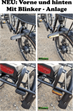 Elektro Dreirad Trike 3 Gang, Tiefeinstieg 20 Zoll schwarz, Fahrfertig, inkl. Kettenschloss und Rückspiegel - Image 2