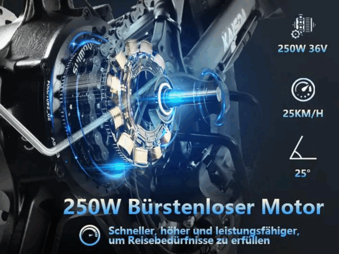 20.8Ah 20 Zoll ebike E-Bike City E-Bikes & E-Hollandräder Elektrofahrrad Tire für Schnee, Stadt, Strand 90KM Reichweite & 150KG Belastung E-Klapprad - Image 11