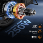 14 Zoll E-Bike Klappräder E-Bikes 250W, 25km/h, 60 km Reichweite, 36V/7.5Ah AKKU Elektrofahrrad Klappbar E-Bike City E-Bikes & E-Hollandräder Faltbar - Image 4