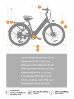 HillMiles E Bike, City E-Bike & E-Hollandrad mit 36V 13Ah Akku bis zu 80-100km, SHIMANO 7-Gang, 250W Motor&25km/h, MileCity1 - Image 7