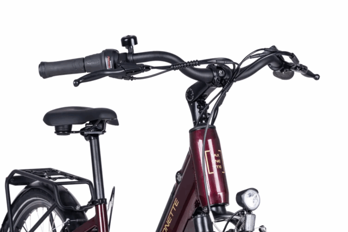 SAXONETTE Comfort plus5.0 , ebike , 418 Wh Intube-Akku große Reichweite für den Alltag, E-Bike, Elektrofahrrad (Ramenhöhe 45 , burgundy) - Image 4
