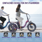 20 Zoll 18AH Elektrofahrrad Pedelec, City E-bike ,Cityräder E-Klapprad 250W Motor,25km/h,E-Bike ,klapprad,LCD-Display,APP - Image 10