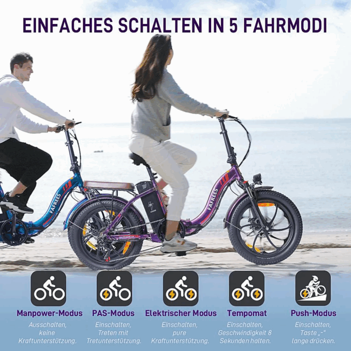 20 Zoll 18AH Elektrofahrrad Pedelec, City E-bike ,Cityräder E-Klapprad 250W Motor,25km/h,E-Bike ,klapprad,LCD-Display,APP - Image 10