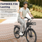 E-Bike 26 Zoll 158 - 198 cm Pannensichere Reifen 36 V 20,3 Ah 730,8 Wh bis zu 160 - 200 km Wasserdicht IP54 mit 7 Gang, Schwarz - Image 7