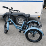 E Bike Dreirad Fat Klapprad E-Bike Lastenfahrrad 20 Zoll 48V 21Ah , Hydraulische Scheibenbremsen Elektrofahrrad, Elektro Lastenfahrrad 180kg Blau - Image 5
