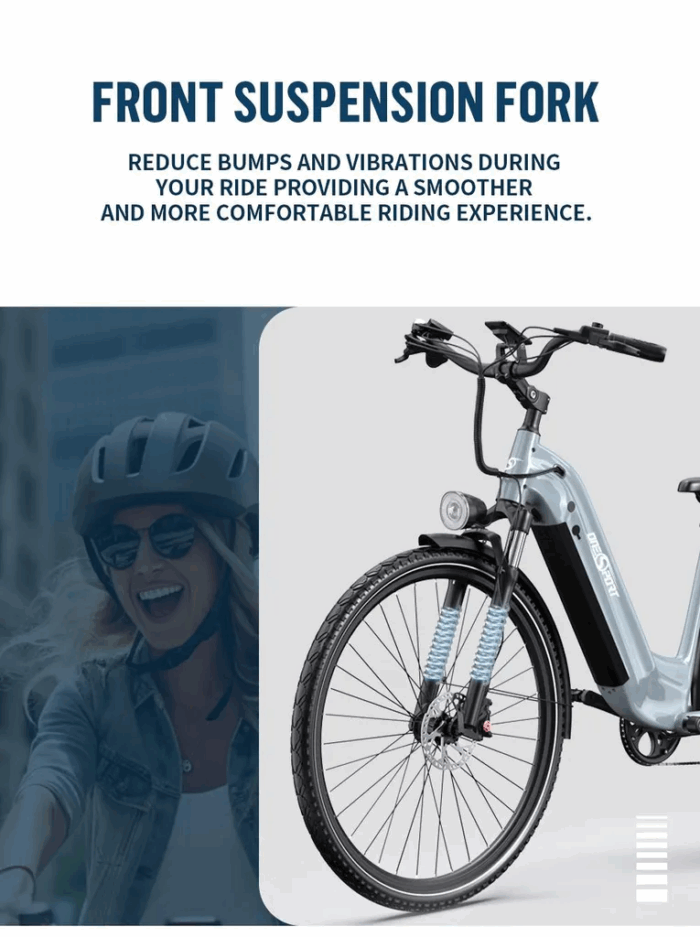 E-Bike für Herren Damen, 27.5 Zoll Elektrofahrrad City E-Bikes & E-Hollandräder mit 22.5AH Akku, Citybike bis zu 140KM Elektrofahrräder LCD & APP - Image 10