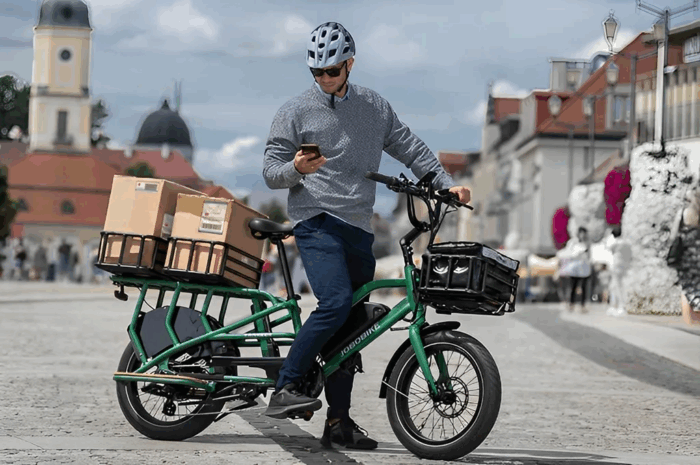 JOBOBIKE Transer Elektro-Lastenfahrrad fürfür eine große Familie 48V 15A LG - Image 5