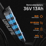 E-Bike für Erwachsene 26 36V 13Ah für Lange Reichweite bis 80KM, Elektrofahrrad 250W, 7 Gang E-Mountainbike LCD Anzeige City E-Bikes & E-Hollandräder - Image 10