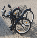 Elektro Therapierad Gleichgewichtsproblem Lösung 24 Zoll ElektroDreirad Klapprad Rucklehne PEDELEC 250W bis 25km/h - Image 9