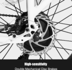 für Erwachsene, Leichter Aluminiumrahmen Elektrofahrrad, Shimano 7 Gänge mit Federgabel Ebike für Damen und Herren - Image 6