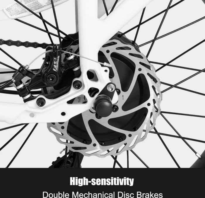 für Erwachsene, Leichter Aluminiumrahmen Elektrofahrrad, Shimano 7 Gänge mit Federgabel Ebike für Damen und Herren - Image 6