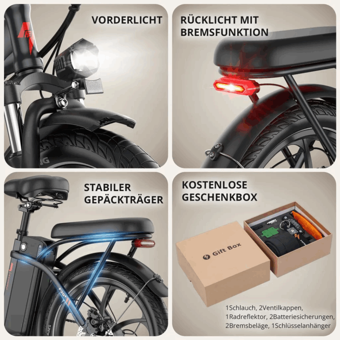 203.0Zoll LCD Fat Faltbar E- Bike E-Mountainbike Elektrofahrrad 20Ah Bis 120Km SHIMANO 7 25kmh E Klapprad , Elektrofahrrad E-Hollandräder - Image 8