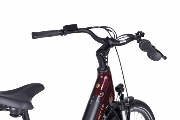 SAXONETTE Comfort plus5.0 , ebike , 418 Wh Intube-Akku große Reichweite für den Alltag, E-Bike, Elektrofahrrad (Ramenhöhe 45 , burgundy) - Image 3