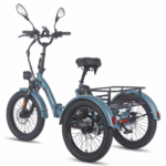 E Bike Dreirad Fat Klapprad E-Bike Lastenfahrrad 20 Zoll 48V 21Ah , Hydraulische Scheibenbremsen Elektrofahrrad, Elektro Lastenfahrrad 180kg Blau - Image 7
