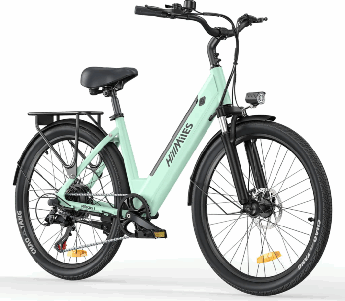 HillMiles E Bike, City E-Bike & E-Hollandrad mit 36V 13Ah Akku bis zu 80-100km, SHIMANO 7-Gang, 250W Motor&25km/h, MileCity1 - Image 1