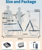 E-Bike Longtail Cargo-E-Bike Elektro-Lastenfahrrad fürfür eine große Familie 27Ah 25km/h Elektrofahrrad Herren Frauen - Image 12