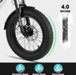 für Erwachsene, Leichter Aluminiumrahmen Elektrofahrrad, Shimano 7 Gänge mit Federgabel Ebike für Damen und Herren - Image 2