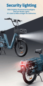 E-Bike Longtail Cargo-E-Bike Elektro-Lastenfahrrad fürfür eine große Familie 27Ah 25km/h Elektrofahrrad Herren Frauen - Image 16