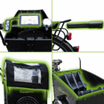 SachsenRAD E-Lastenrad T1, Flexible Transportbox mit Versteckter,Abschließbarer Box mit LCD Display und StVZO-Zugelassung für Kindertransport, usw - Image 6