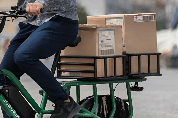 JOBOBIKE Transer Elektro-Lastenfahrrad fürfür eine große Familie 48V 15A LG - Image 14