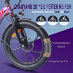 20 Zoll 18AH Elektrofahrrad Pedelec, City E-bike ,Cityräder E-Klapprad 250W Motor,25km/h,E-Bike ,klapprad,LCD-Display,APP - Image 6